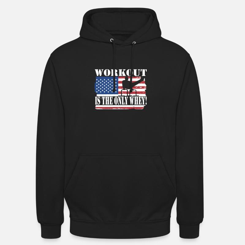 Entraînement en circuit - Sweat-shirt à capuche unisexe - noir