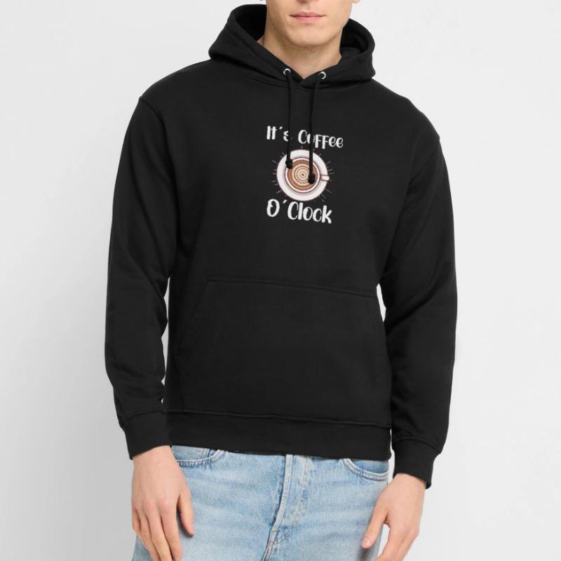 Amateur de café Caféine Molecule Java Latte Espresso Sweat-shirt à capuche unisexe