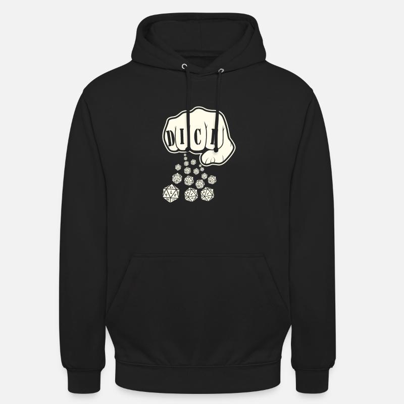 Jeu de rôle - Sweat-shirt à capuche unisexe - noir