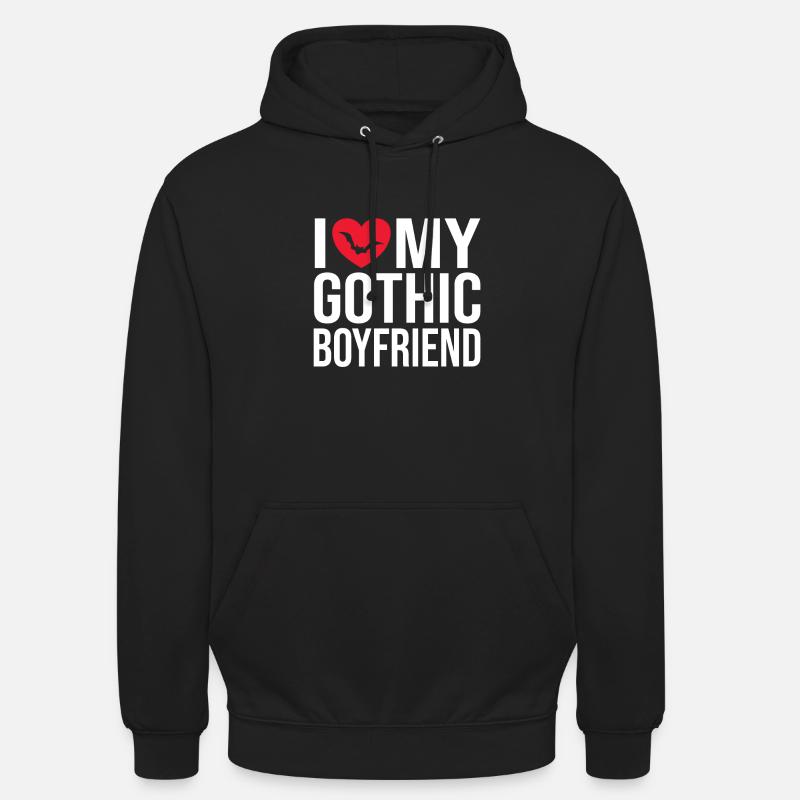 Goth Emo - Sweat-shirt à capuche unisexe - noir