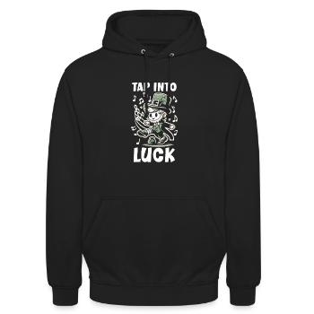 Irish Dancing Ireland Outfit Irish Music - Unisex Hoodie - Schwarz - Vorne - Alina (178cm) & Michal (187cm)