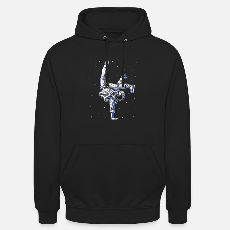 Astronaut Capoeira Dancer - Unisex Hoodie - black