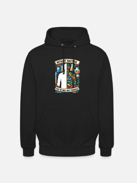 Microbiologist Microbiology Lab Staph Biology - Unisex Hoodie - black