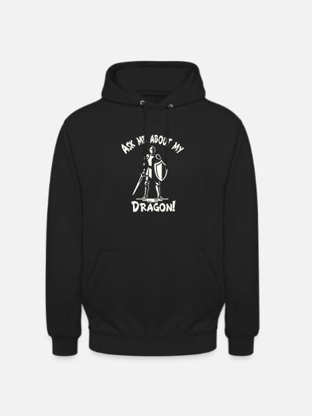 Marché médiéval - Sweat-shirt à capuche unisexe - noir