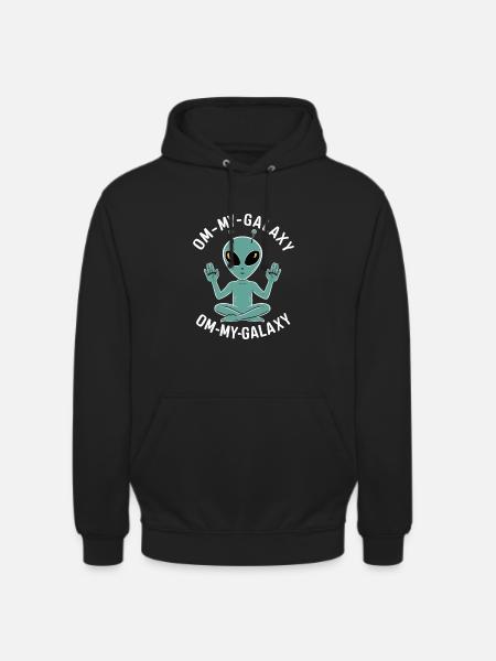 meditation, mindfulness, relaxation and - Unisex Hoodie - black