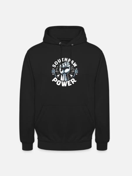 Linkshänder Lefty Left-hander Leftie Buddy - Unisex Hoodie - black
