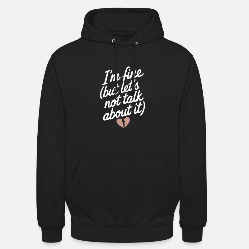 Introversion Alternative Style Emotional - Unisex Hoodie - black