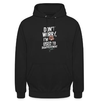 Introversion Style alternatif Émotionnel - Sweat-shirt à capuche unisexe - noir - Devant - Alina (178cm) & Michal (187cm)