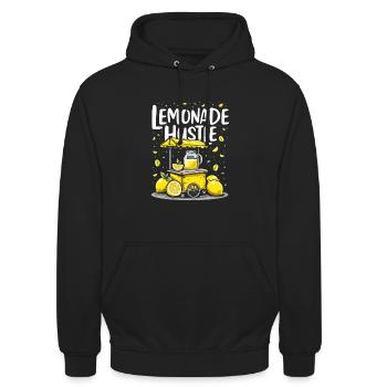 Refreshing Lemonade Vibes: Perfect for Lemonade - Unisex Hoodie - black - Front - Alina (178cm) & Michal (187cm)