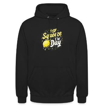 Refreshing Lemonade Vibes: Perfect for Lemonade - Unisex Hoodie - black - Front - Alina (178cm) & Michal (187cm)