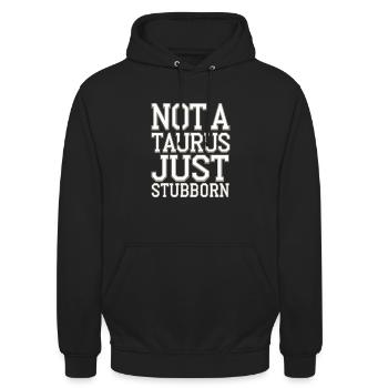Astrologie-skeptiker: Kritisches Denken - Unisex Hoodie - Schwarz - Vorne - Alina (178cm) & Michal (187cm)