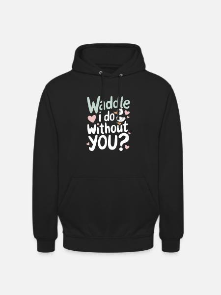 pet duck owners, duck lovers, - Unisex Hoodie - black
