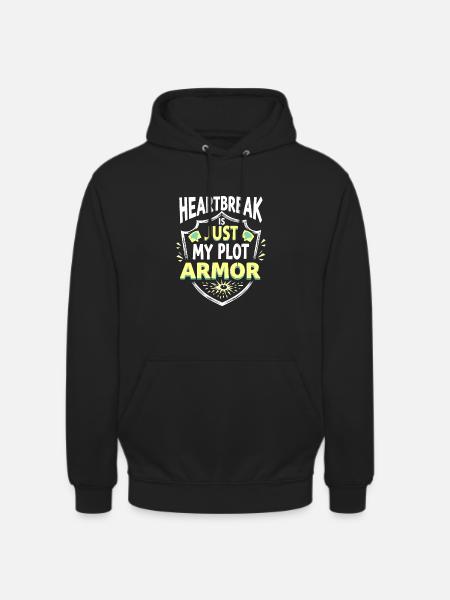 separation empowerment, self-love, new beginnings - Unisex Hoodie - black