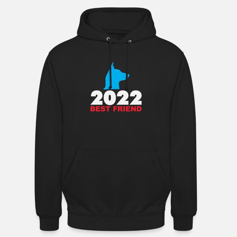 Das beste Freund Maskottchen 2022 - Unisex Hoodie - Schwarz
