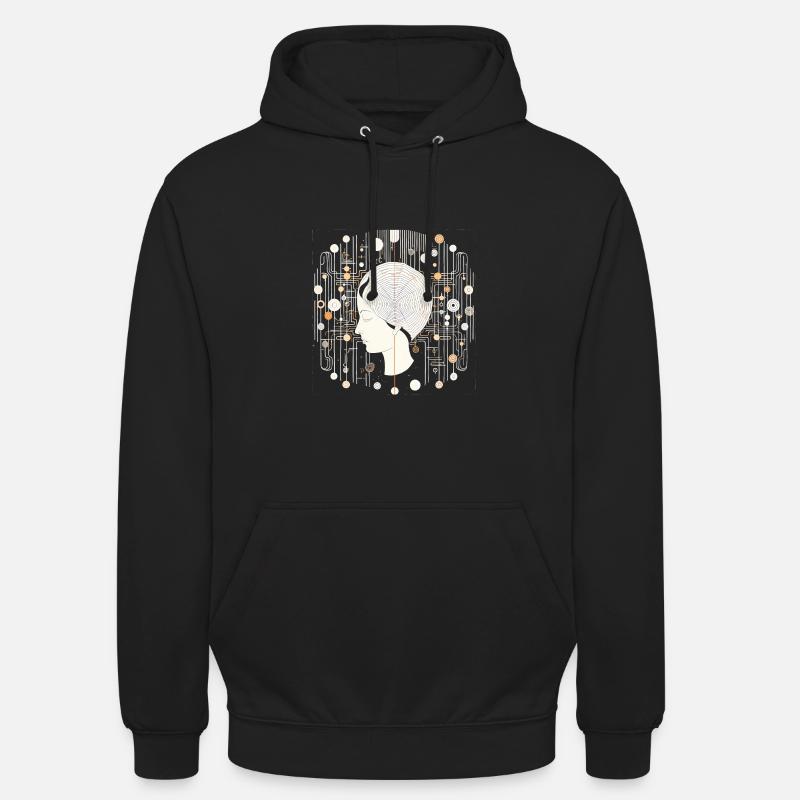 Brain Structures - Surreal Art - Unisex Hoodie - black