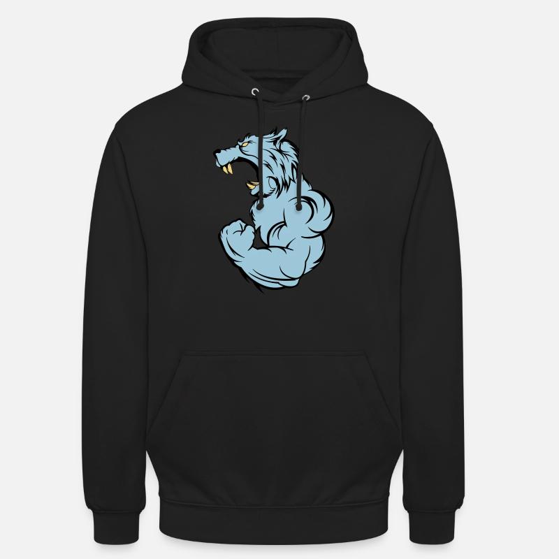 wolf_beast_2 - Unisex Hoodie - black