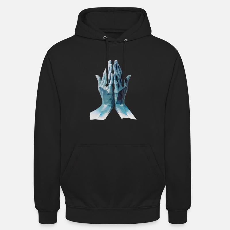 Mains de diamant - Sweat-shirt à capuche unisexe - noir