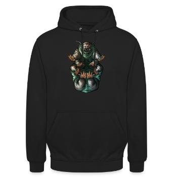 Tardigrade - Unisex Hoodie - black - Front - Alina (178cm) & Michal (187cm)
