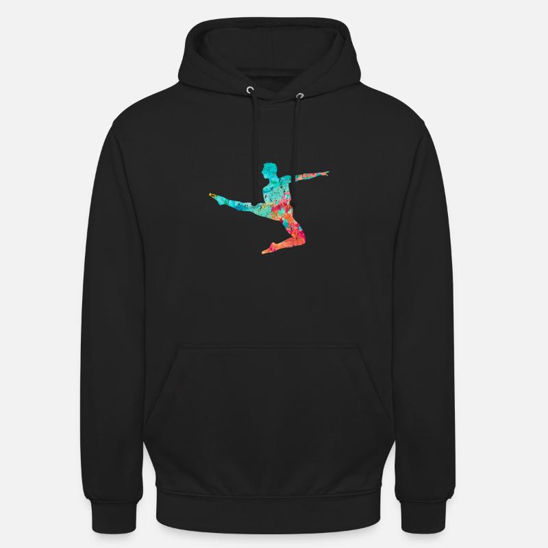 Danseur PopArt - Sweat-shirt à capuche unisexe - noir