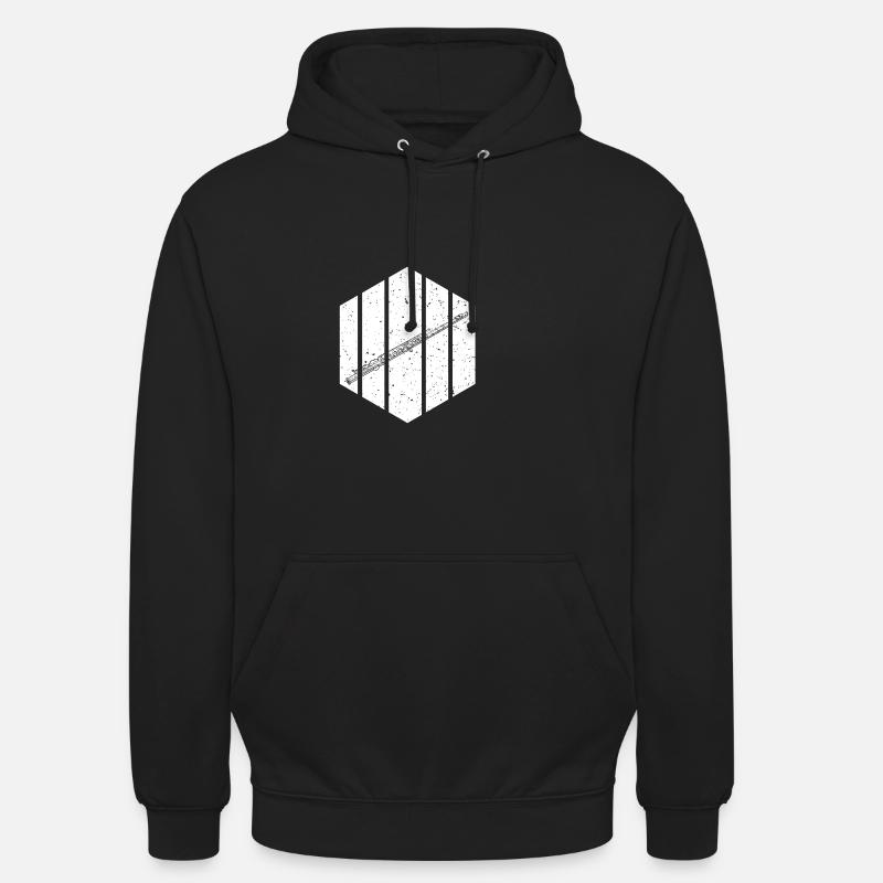 Joueur de flûte - Sweat-shirt à capuche unisexe - noir