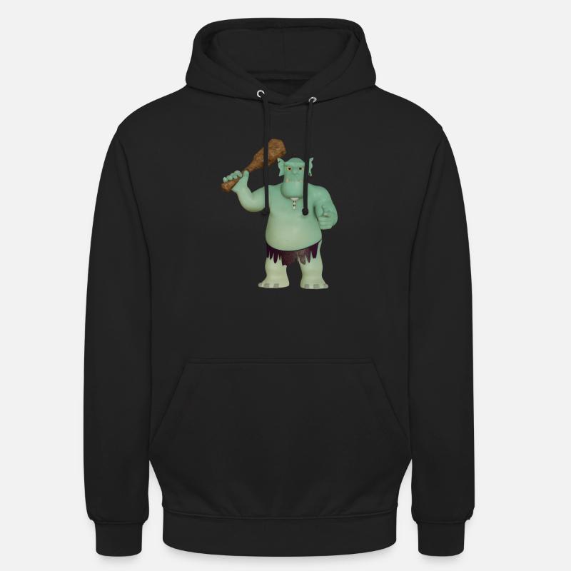 Steinzeit - Unisex Hoodie - Schwarz