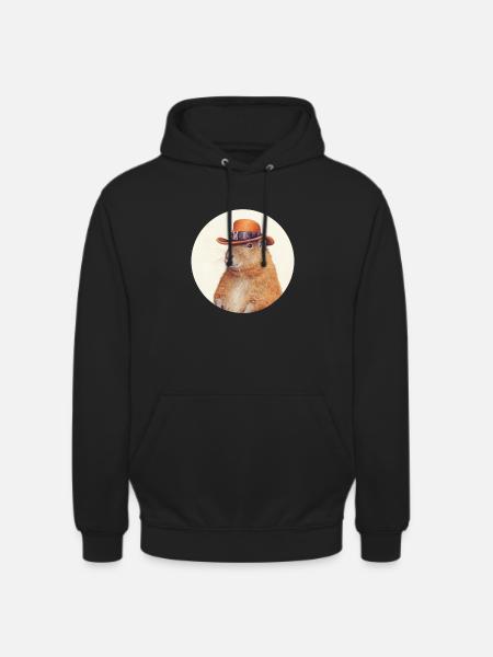 Capybara Cowboy - Unisex Hoodie - black