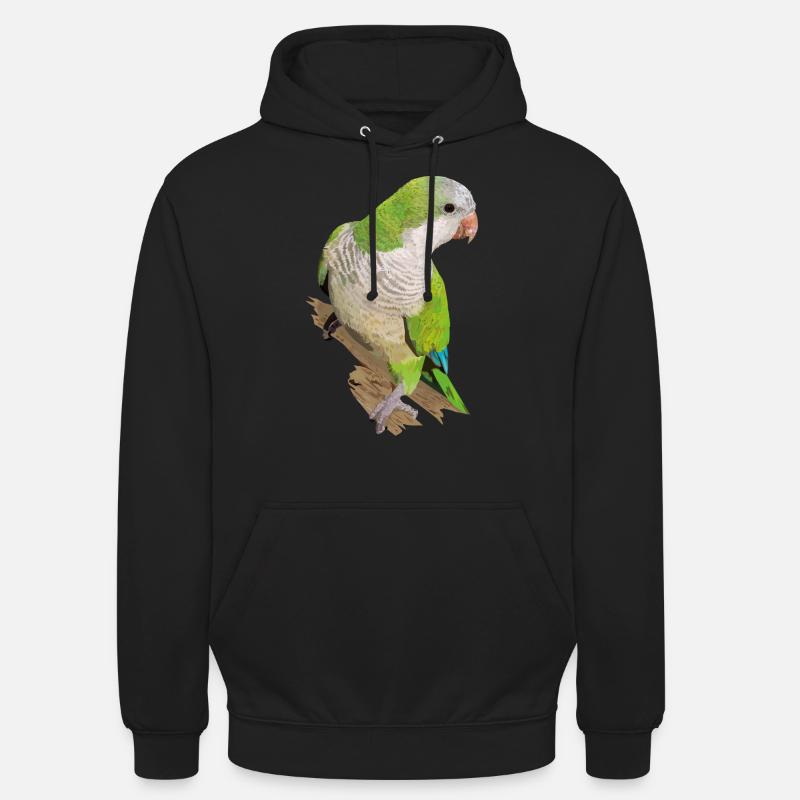 Argentinischer Sittich - Unisex Hoodie - Schwarz