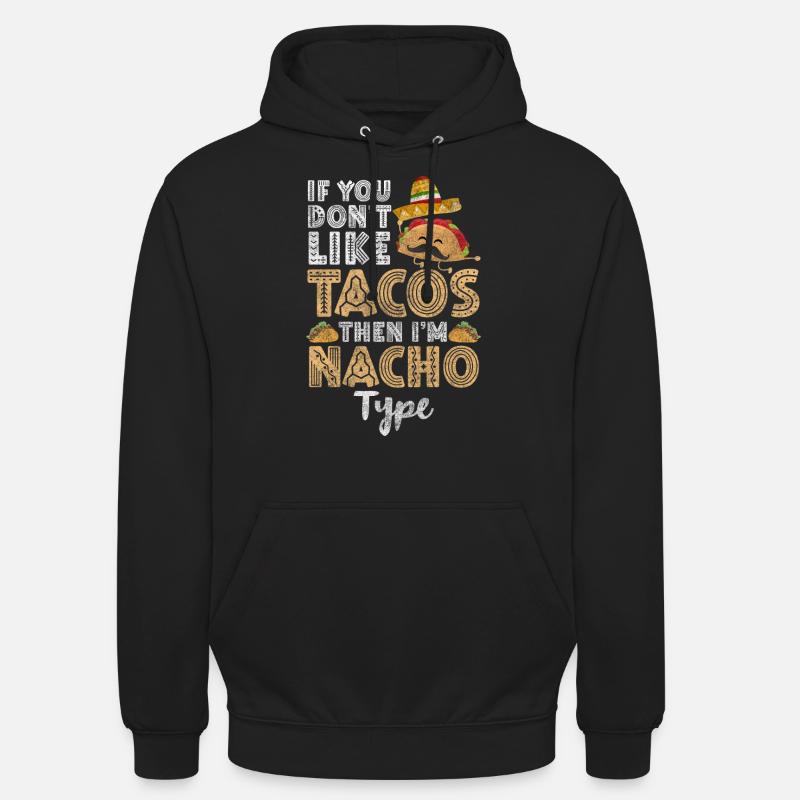 Célébrations mexicaines de restauration rapide - Sweat-shirt à capuche unisexe - noir