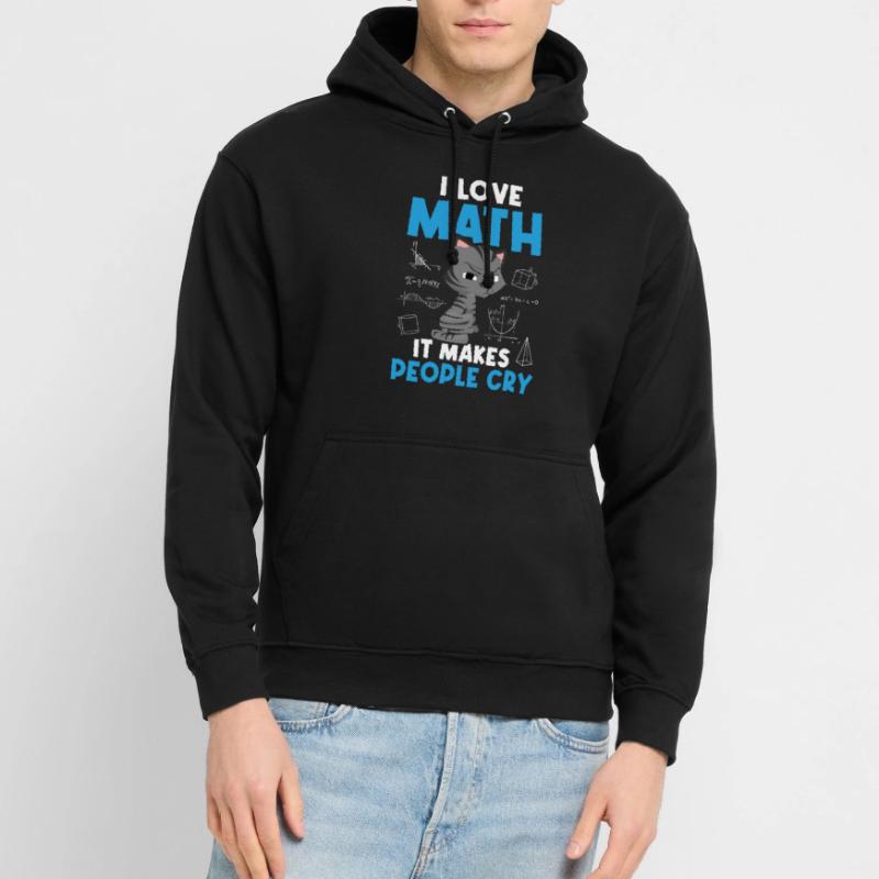 J’aime les maths Maths Maths Mathe maths Sweat-shirt à capuche unisexe