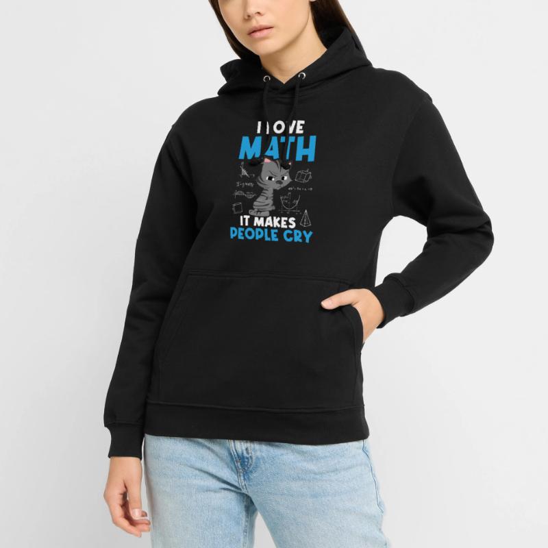 J’aime les maths Maths Maths Mathe maths Sweat-shirt à capuche unisexe