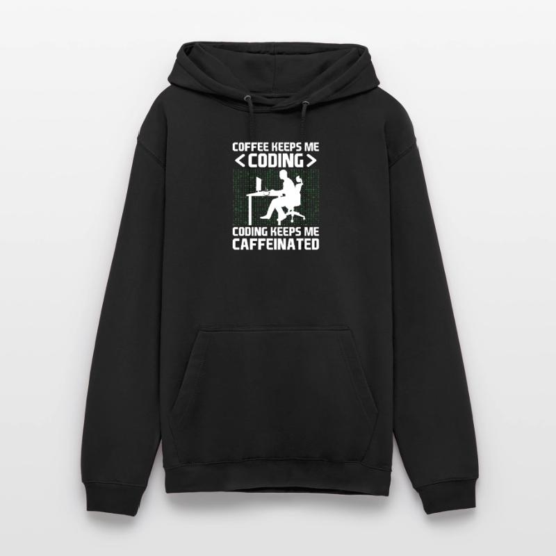 Kaffee-Codierung Programmierer Programmierer Entwickler Nerd Coff Unisex Hoodie
