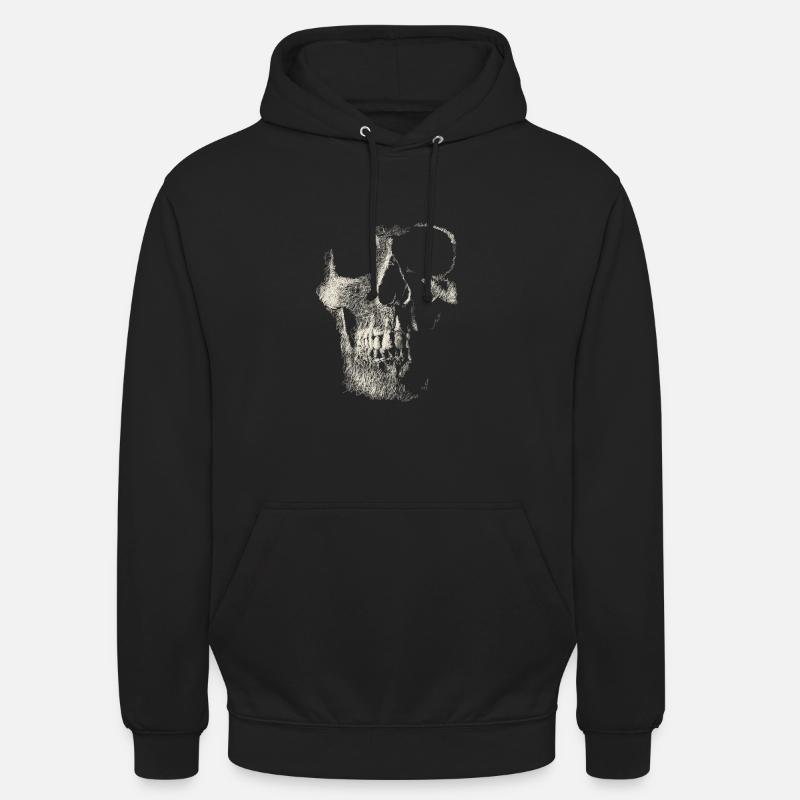 Skull - Luvtröja unisex - svart