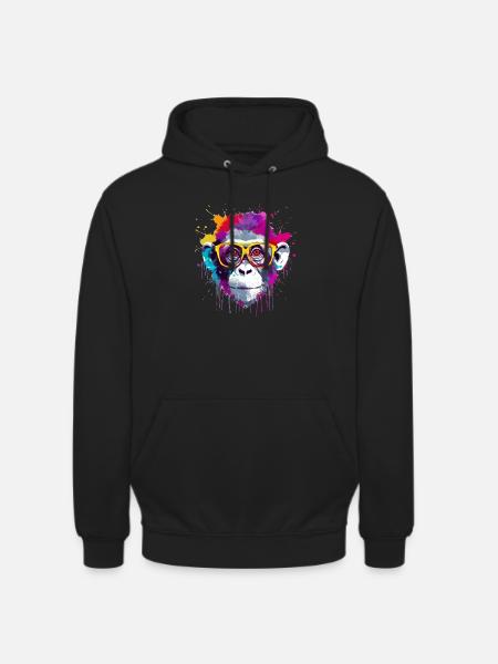 Ben the monkey - Unisex Hoodie - black