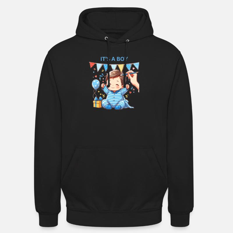 It s a Boy - Unisex Hoodie - Schwarz