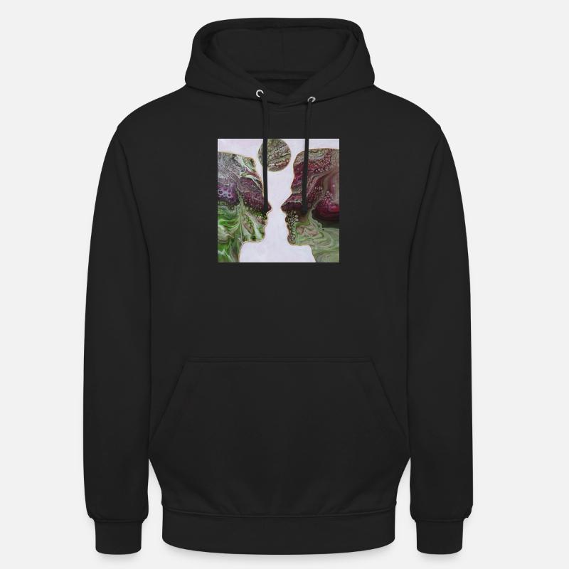 Ensemble - Sweat-shirt à capuche unisexe - noir