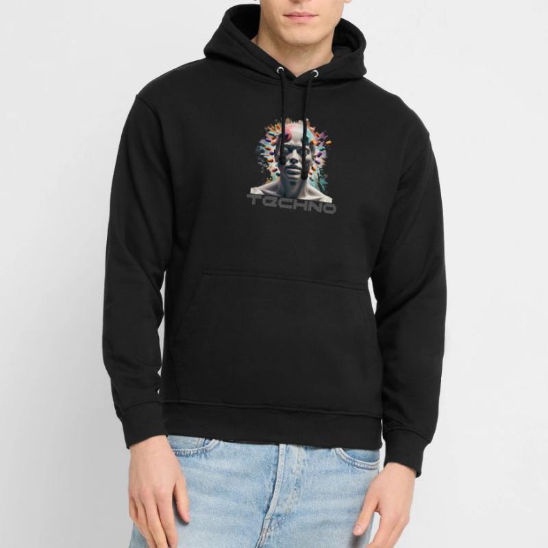 Techno Drogen Geschenk Geschenkidee Unisex Hoodie