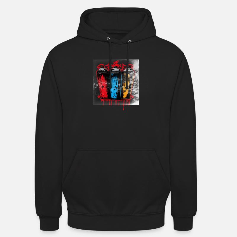 Ink Syndicate Kunststoff - Unisex Hoodie - Schwarz
