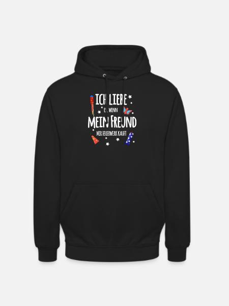 Pyro Freund - Unisex Hoodie - Schwarz