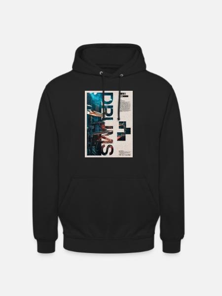 Trommel-Collage-Trommlerkunst - Unisex Hoodie - Schwarz