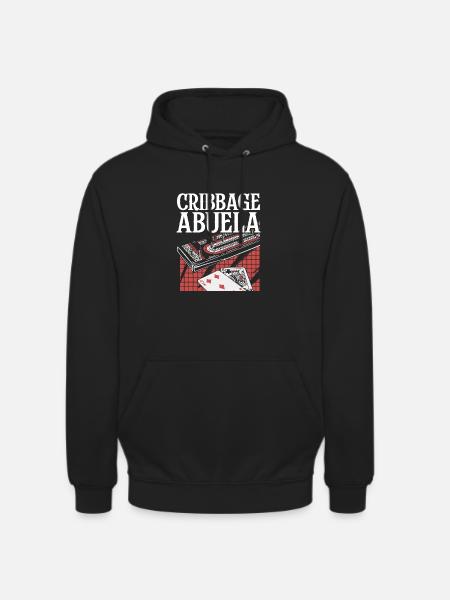Cribbage Abuela Shirt Großmutter Oma - Unisex Hoodie - Schwarz