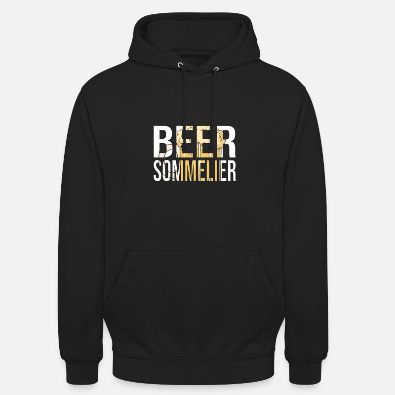 Bier Spruch Biertrinker Geschenk Biersommelier - Unisex Hoodie - Schwarz