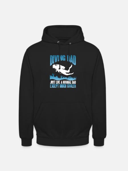 Diving father - Unisex Hoodie - black