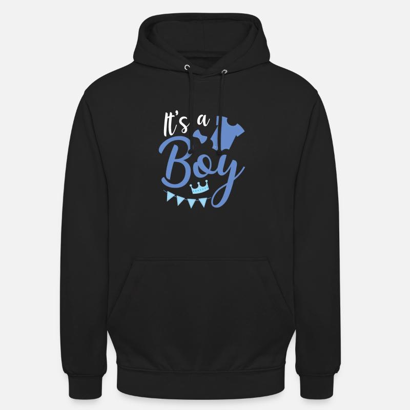 Es Ist Ein Junge - Unisex Hoodie - Schwarz