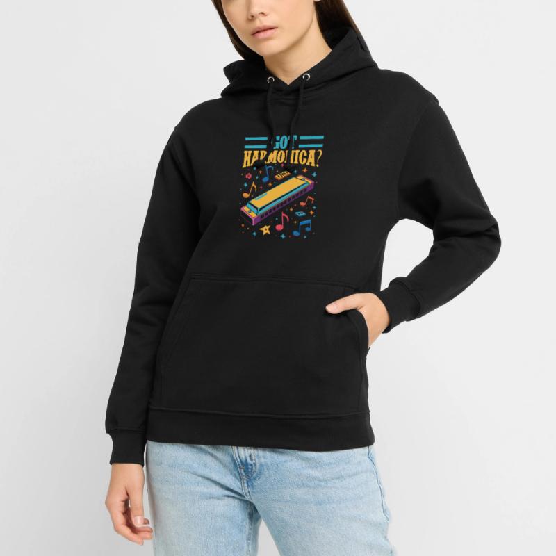 Funny Harmonica Player Got Harmonica Unisex Hoodie