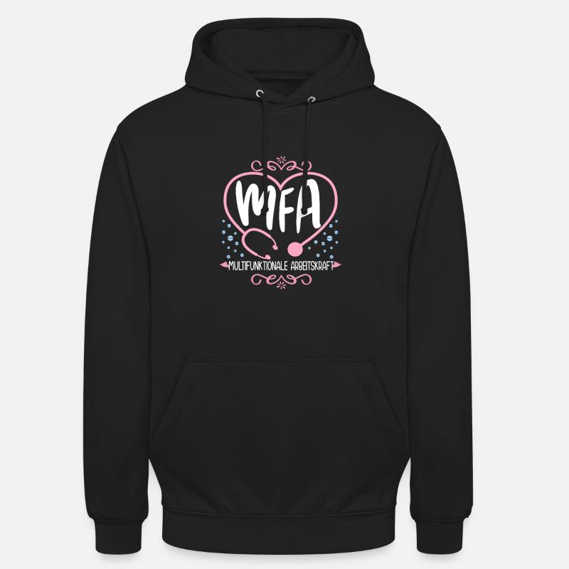 Physician Assistant Multifunctional MFA - Unisex Hoodie - black