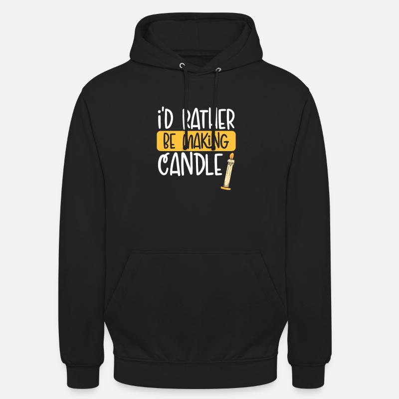 Better make a candle - Unisex Hoodie - black