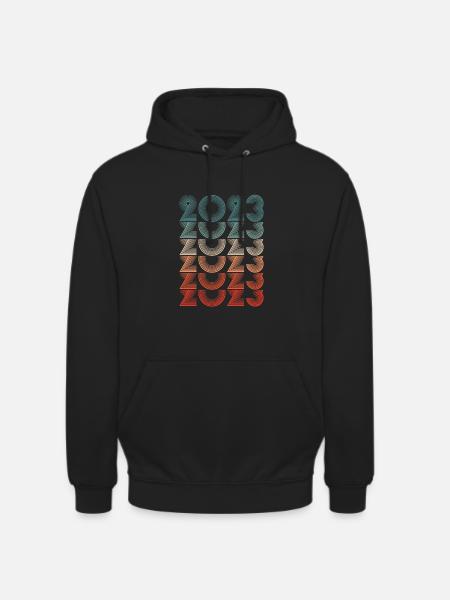 Millésime 2023 - Sweat-shirt à capuche unisexe - noir