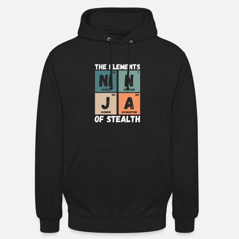 Die Elemente Der Tarnung - Unisex Hoodie - Schwarz