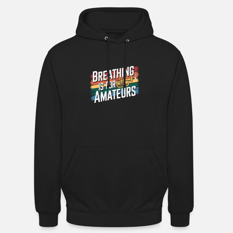 Sousaphone - Sweat-shirt à capuche unisexe - noir
