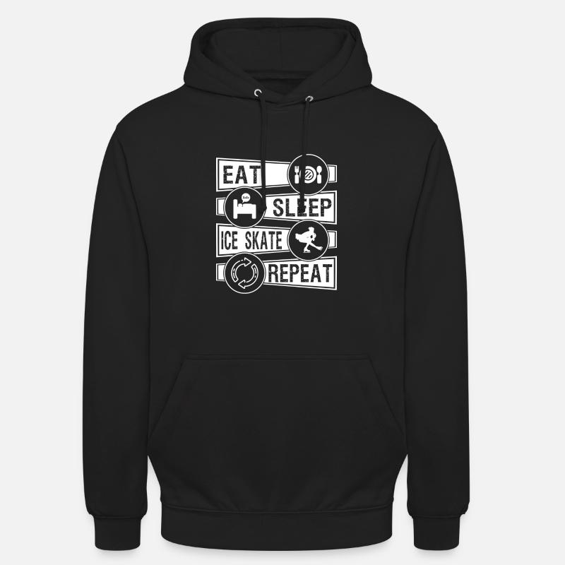Eiskunstlauf - Unisex Hoodie - Schwarz